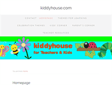 Tablet Screenshot of kiddyhouse.com